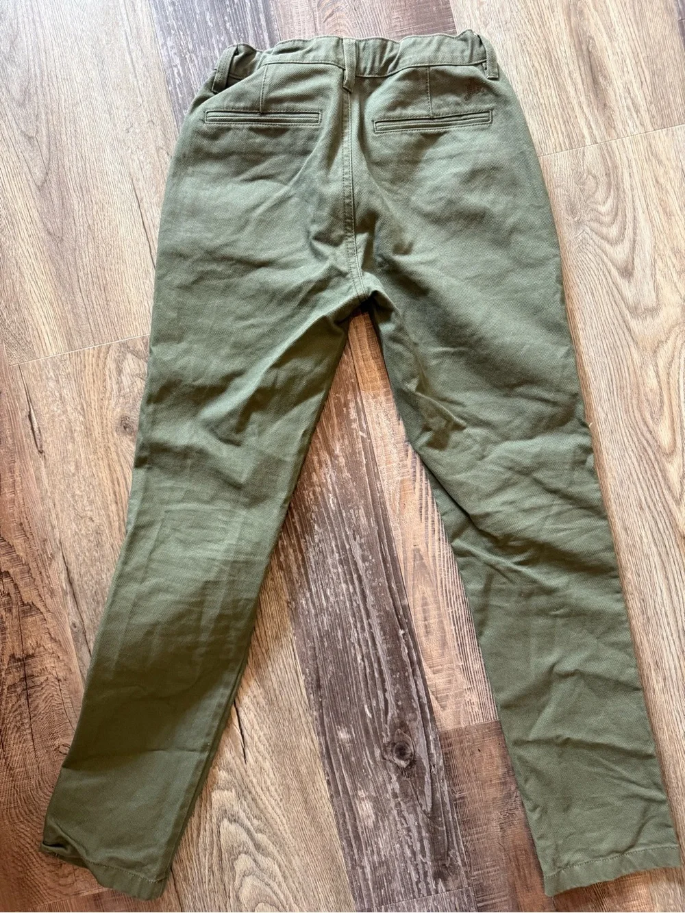 Boys Jonnie B Olive Green Casual Pants